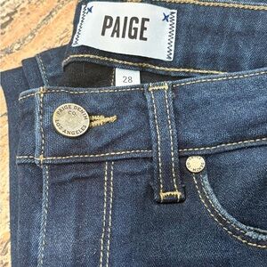 Paige Skyline Skinny 28” Blue Denim Jeans